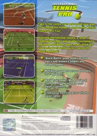 International Tennis Pro - Box - Back (Europe) - 483x680