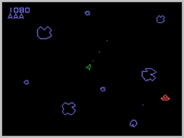 Asteroids - Screenshot - Gameplay (World) - 256x192
