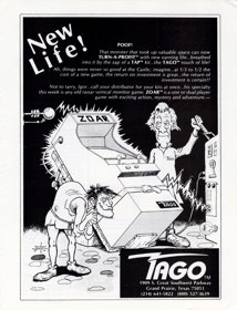 Zoar - Advertisement Flyer - Front (North America) - 850x1111