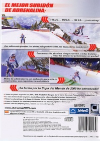 Ski Racing 2005 - Box - Back (Spain) - 483x680
