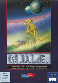 M.U.L.E. - Box - Front (Japan) - 591x839
