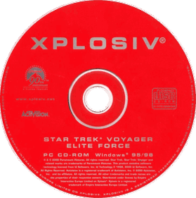 Star Trek: Voyager: Elite Force - Disc (United Kingdom) - 733x737