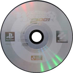 J.League Jikkyou Winning Eleven 2001 - Disc (Japan) - 900x905