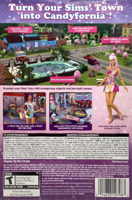 The Sims 3: Katy Perry Sweet Treats - Box - Back (North America) - 897x1351
