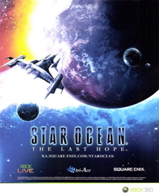 Star Ocean: The Last Hope - Advertisement Flyer - Front (United States) - 1785x2171