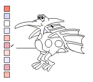 Illustration of Color A Dinosaur