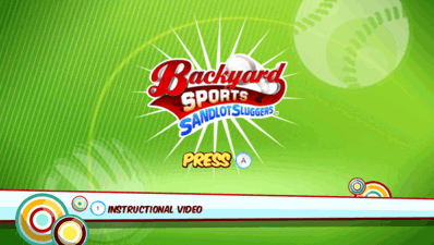 Backyard Sports: Sandlot Sluggers - Screenshot - Game Title (World) - 2443x1380