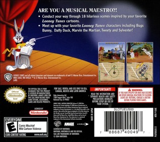Looney Tunes: Cartoon Conductor - Box - Back (North America) - 768x680
