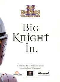 Age of Empires II: The Age of Kings - Advertisement Flyer - Front (United Kingdom) - 2172x3000