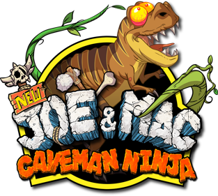 New Joe & Mac: Caveman Ninja - Clear Logo (World) - 800x718