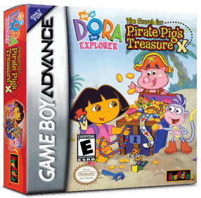 Dora the Explorer: The Search for Pirate Pig's Treasure - Box - 3D (North America) - 1016x998