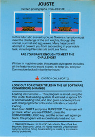 Jouste - Box - Back (Europe) - 980x1407