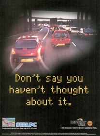 Daytona USA - Advertisement Flyer - Front (United Kingdom) - 2216x3000