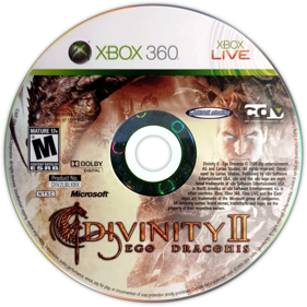 Divinity II: Ego Draconis - Disc (North America) - 1115x1115