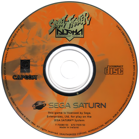 Street Fighter Alpha: Warriors' Dreams - Disc (Europe) - 1000x1000