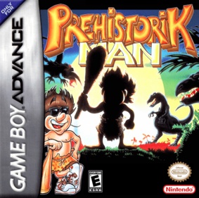 Prehistorik Man - Fanart - Box - Front (North America) - 705x700