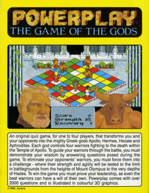 Powerplay: The Game of the Gods - Box - Back (Europe) - 1085x1403