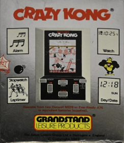 Crazy Kong - Box - Back (Europe) - 595x687