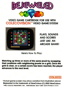 Bejeweled - Box - Back (North America) - 1656x2279