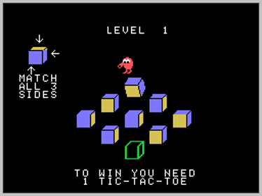 Q*bert's Qubes - Screenshot - Gameplay (North America) - 256x192