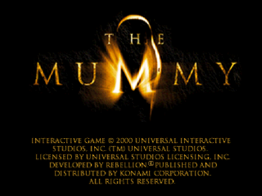 The Mummy - Screenshot - Game Title (World) - 640x480