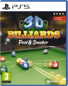 3D Billiards: Pool & Snooker Remastered - Box - Front - Reconstructed (Europe) - 1151x1456