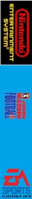 John Madden Football '93 - Box - Spine (North America) - 122x745