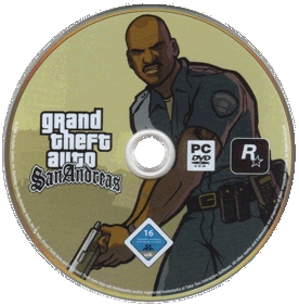 Grand Theft Auto: San Andreas - Disc (Germany) - 787x800