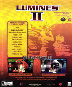 Lumines II - Advertisement Flyer - Front (United States) - 1800x2178