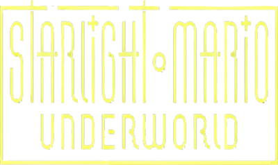 Starlight Mario: Underworld - Clear Logo (World) - 647x385
