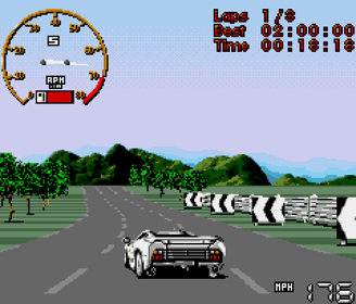 Jaguar XJ220 - Screenshot - Gameplay (World) - 480x410