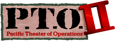 P.T.O. II: Pacific Theater of Operations - Clear Logo (North America) - 3840x1386