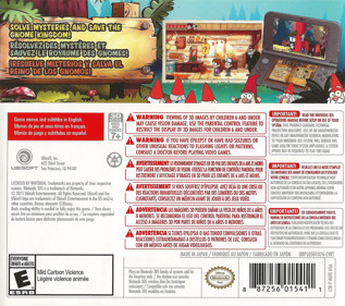 Gravity Falls: Legend of the Gnome Gemulets - Box - Back (North America) - 3072x2720