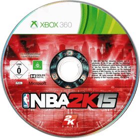 NBA 2K15 - Disc (Germany) - 2857x2857