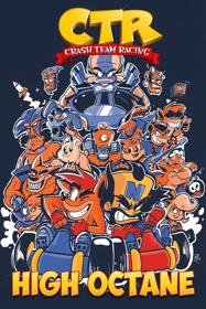 Crash Team Racing: High Octane - Fanart - Box - Front (World) - 843x1264