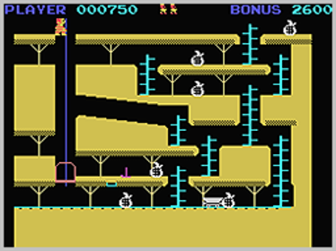 Bagman - Screenshot - Gameplay (World) - 256x192