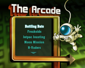 The Arcade - Screenshot - Game Select (Europe) - 640x512
