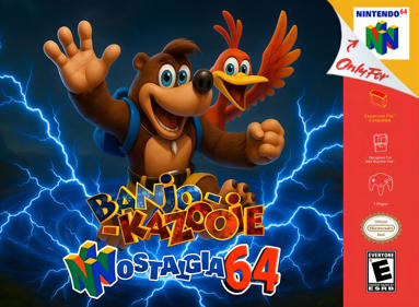 Banjo Kazooie Nostalgia 64 - Fanart - Box - Front (World) - 1280x938