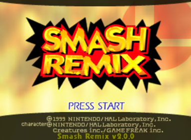 Super Smash Bros. Remix - Screenshot - Game Title (World) - 1208x886