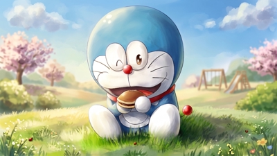 Doraemon: Nobita to Yousei no Kuni - Fanart - Background (Japan) - 2730x1536