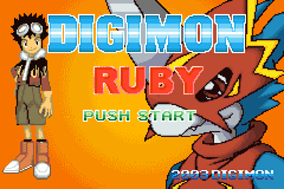 Digimon: Rury - Screenshot - Game Title (North America) - 240x160