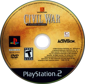 The History Channel: Civil War: A Nation Divided - Disc (North America) - 606x600