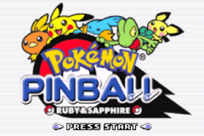Pokémon Pinball: Ruby & Sapphire - Screenshot - Game Title (World) - 240x160