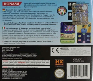 My Frogger Toy Trials - Box - Back (Europe) - 706x610