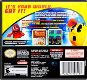 Pac-Man World 3 - Box - Back - Reconstructed (North America) - 774x708