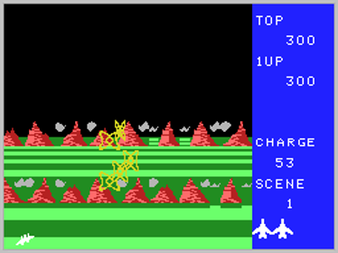 Exerion - Screenshot - Gameplay (World) - 256x192