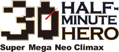 Half-Minute Hero: Super Mega Neo Climax - Clear Logo (World) - 456x201