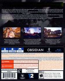 The Outer Worlds - Box - Back (Canada) - 643x800