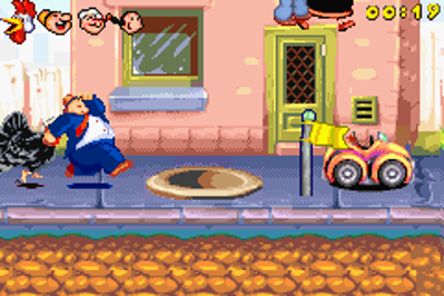 Popeye: Rush for Spinach - Screenshot - Gameplay (World) - 240x160