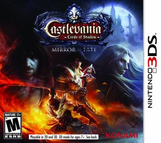 Castlevania: Lords of Shadow: Mirror of Fate - Box - Front (United States) - 1547x1375